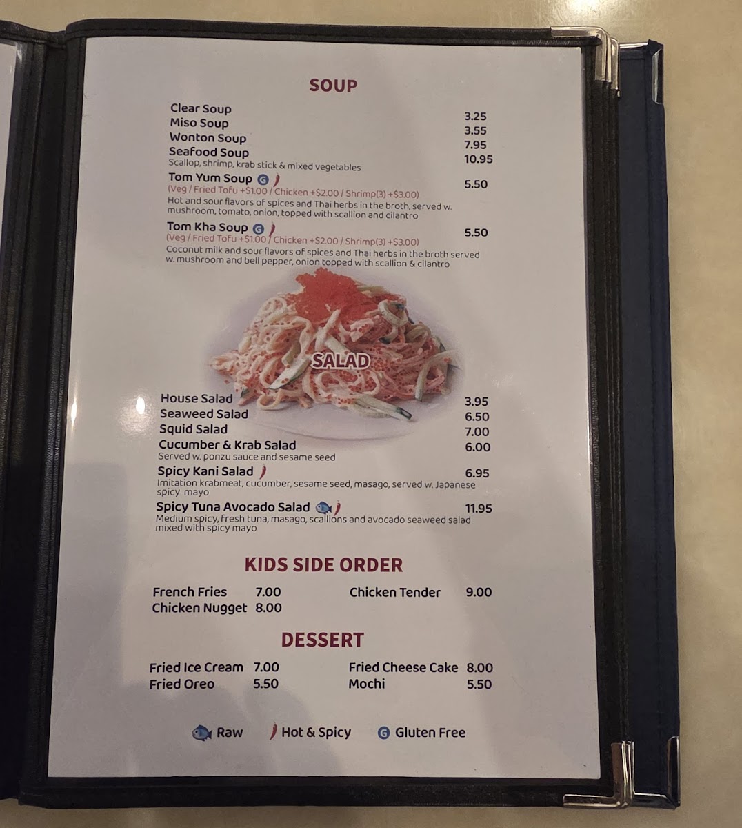 Menu Daruma Asian Cuisine Japanese Steakhouse-2