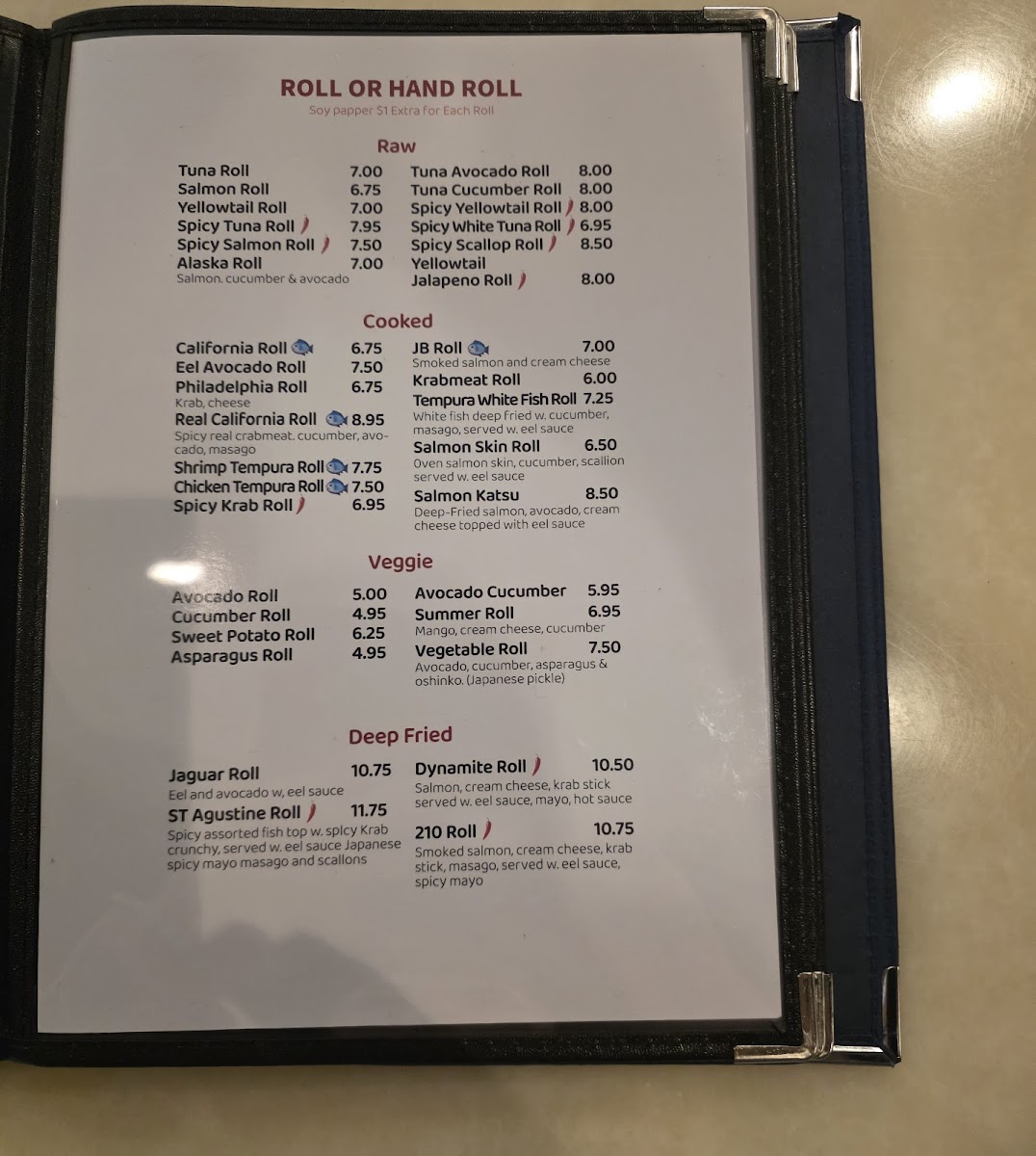 Menu Daruma Asian Cuisine Japanese Steakhouse-7